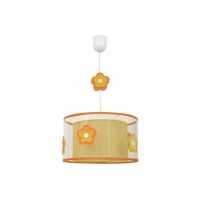 Distribuidor - Lâmpadas Diversas | Colgantes Infantil | COLGANTE INFANTIL FLOR NARANJA 1XE27 (REGX30) Ref: 044193004